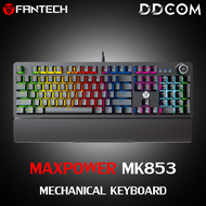 FANTECH MAXPOWER MK853 RGB Mechanical คีย์บอร์ดเกมมิ่ง (All key / Macro) รับประกัน 2ปี