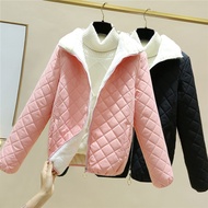 Thin Down Jacket Stand Collar Winter Jacket Large Size Lightweight Women's Cotton Jacket