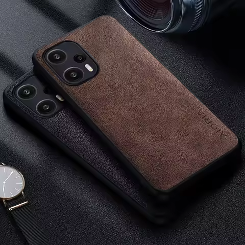 Premium Luxury leather Phone Case for Xiaomi Poco F5 F2 Pro F3 F4 GT pocophone F1 Retro Business Sty
