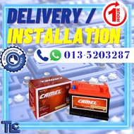 [CAR BATTERY] CAMEL PREMIUM DIN65L DIN65R  (DIN55L DIN55R) MAINTENANCE FREE BATTERY