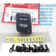 Idle Stop Button Switch for Vario 125/150, Beat ESP, Scoopy F1 ISS, PCX 125/150 OEM AHM