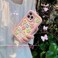 soft silicone cute pink spring colorful fower design iPhone case for iPhone14 14pro Max 14pro cute   casing iPhone13 13pro Max   13pro iPhone12 12pro Max anti-fall case