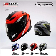 GRAYFOSH 9999 double visor Helmet 100% original X dot