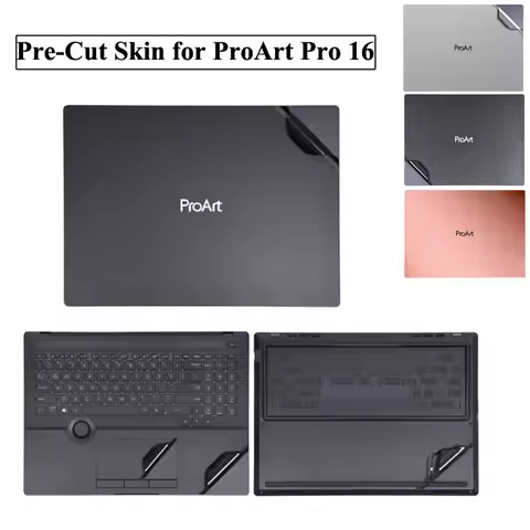 Pre-Cut Vinyl Sticker Skin for ASUS ProArt Studiobook Pro 16 OLED W5600 H5600 W7600 W7600 Palmrest T