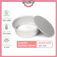 Khuôn Tròn Đế Rời Nhôm Đúc Dùng Để Nướng Bánh Gato Làm Bông Lan Chiffon