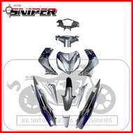[FULL TANAM ] SNIPER COVERSET LC LC135 V1 JUPITER MX SILVER / PERAK JUPITER MX