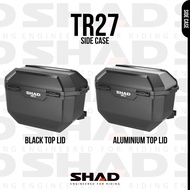 NEW SHAD TR27 Side Case | Side Panniers | ADV Side Box | Motorcycle Side Box | 27 liter | Waterproof