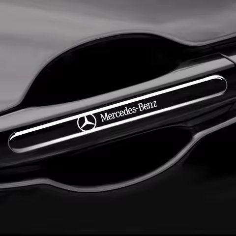 Car Door Handle Bowl Protector Transparent Anti-collision sticker For Mercedes Benz GLC CLA GL A B C