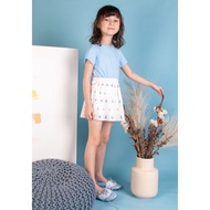 Lzzie Frozen II Swirls Dress - Kids - Navy/White