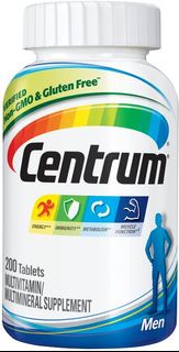 男士多種維他命補充劑Centrum Multivitamin for Men, Multivitamin/Multimineral Supplement with Vitamin D3, B Vita