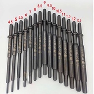 16pcs 4.5-12.5mm Pneumatic Valve Guide Punch Valve Guide Chisel Pneumatic Valve Guide Disassembly To