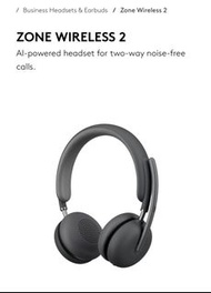 Logitech Zone Wireless 2 Headset