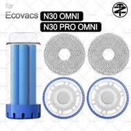 FOR ECOVACS DEEBOT N30/N30 Pro Omni Robot Vacuum Accessories:Solid Cleaner,Mop Cloth,Mop Plate