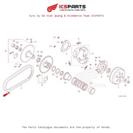0 (E-17-DRIVEN FACE-PCX 160 K1Z (2021+)-A) HONDA Pcx 160 K1Z (2021+) Parts Catalogue