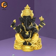 [prettyia] Baosity Ganesha Figurine India Buddha Home Office Mandir Diwali Feng Shui Decor