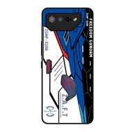 For ROG 7 Case For Asus ROG Phone 7 HD Painted Tempered Glass Fundas ROG7 Hard Phone Cover For Asus ROG 2 ROG 3 ROG 5 ROG 5S ROG 6 Fundas