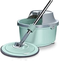 Spin Mop Bucket System-Microfiber Spinning Mop W/Bucket,Microfiber Mop Heads-Rotating 360 Degree, Adjustable Handle-for Home Cleaning Commemoration Day