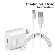 สายชาร์จ หัวชาร์จ VOOC HUAWEI ชาร์จเร็ว 66W 6A Super Fast Charger Adapter Cable Type C