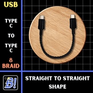 SPC DAC Type C to Type C Straight-to-Straight 8 Audio Cable OFC/SPCBraid