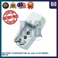 BATTERY CHARGER FOR AA, AAA, & 9V MODEL HN-110