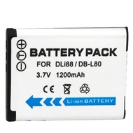 3.7V D-LI88 DB-L80 L80A D LI88 DBL80 DLi88 Rechargeable Batteries for Sanyo VPC-CG10 VPC-CG20 for PE