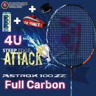 YONEX ASTROX 100ZZ 4-Piece Set Badminton Racket Full Carbon Single 28-30LBS 4U Professional Racket W