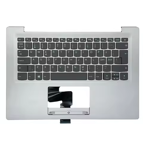 For Lenovo IdeaPad 120S-14 Series Notebook New Silver C Palmrest With Built-in Keyboard PN 5CB0P2375