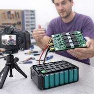 Lithium Battery PCB 40A 3S 4S BMS Charger Protection Untuk DIY Repair