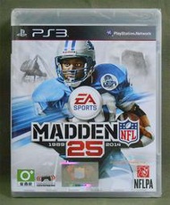 【月光魚 電玩部】全新現貨 PS3 勁爆美式足球 25 Madden NFL 25 亞版英文版