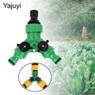 [Yajuyi] 3 Way Hose Splitter Tap Splitter Practical Replacement Portable Easy to Install