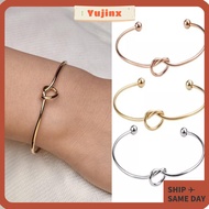 YUJINX Love Knot Bracelets Bridesmaid Proposal Gifts Simple Can't Tie The Knot Wedding Fashion Tie T