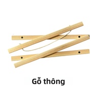Gỗ Thông Gỗ Tự Nhiên Từ Poster Móc Cuộn Tranh Khung-Đen/Trắng Ảnh Khung Vải 30x40 40x50 40x60