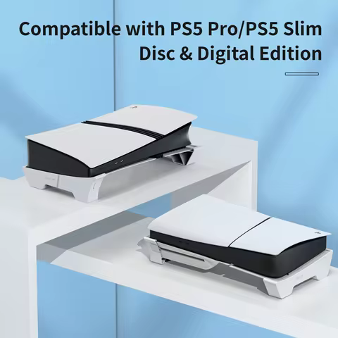 Horizontal Stand Compatible with PS5 Pro/PS5 Slim Console, Base Stand Accessories for PlayStation 5 
