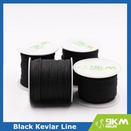 50Lbs-2000Lbs Black Kevlar Line Braided Fishing Assist High Tensile Strength Tactical Rope KiteRefra