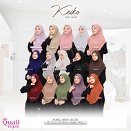HISTYLE - Keiko Daily Hijab by Quail Hijab Instant Hijab Non-ped Chin Jersey Hijab Short T-shirt Hij