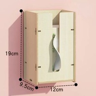 壁掛紙巾盒（白楓木色）