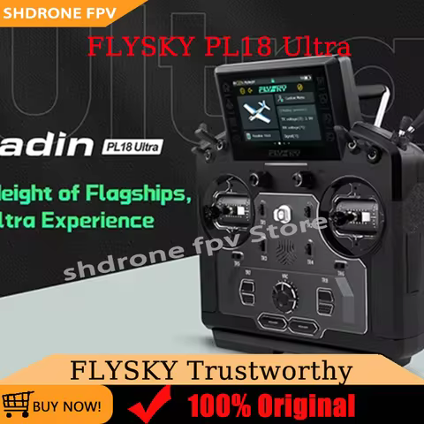 FLYSKY PL18 Ultra RC Transmitter 2.4G AFHDS3 18CH IPS Touch Screen 4096 Resolution for FPV Drone Air