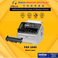 Brother Fax-2840 Mono Laser Printer （Printer Come With Handset)