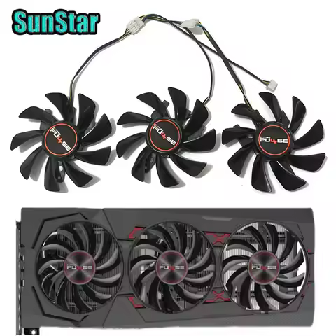 GPU VGA RX5700 XT 87MM 4PIN FDC10HI2D9-C Video Card Cooling Fan For Sapphire RX 5600 XT 5700XT RX560