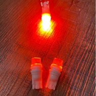 LED Bulb Red T10 Merah Lampu Double Pin Lampu Brake Kelisa Wira Vios Iswara Saga Civic EK Albino T20