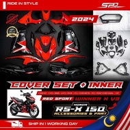 Cover Set Winner X V3 Convert Set I RED SPORT DESIGN 2024 I ORIGINAL HONDA VIETNAM For HONDA RS-X 150