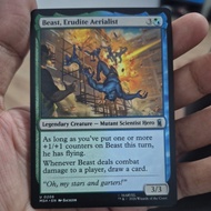 Beast Erudite Aerialist Uncommon MTG Marvel Super Heroes Card EN NM