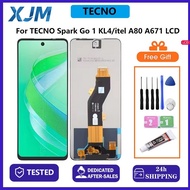 LCD Screen Replacement for TECNO Spark Go 1 KL4/Go 1S KL4h /itel A80 A671LC/Tecno Spark 30C 4G/Tecno