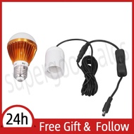 Supergoodsales E27 Ball Bulb  Solar Spiral Party 12V 5W White Light