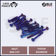 Supermonkey | CVT Block Bolts Vixion Rainbow CVT Tank/ | Ble Motor Hub
