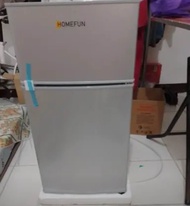HOMEFUN Mini Refrigerator inverter Refrigerator With Freezer HD Inverter 2-Door Small Refrigerator Save Electricity p