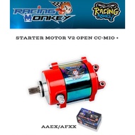 Racing Monkey New Version Starter Motor Open CC V2 Mio Sporty/Amore/Mioi125/M3/Nmax/LC150