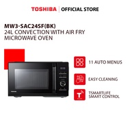 Toshiba MW3-SAC24SF(BK) 24L Convection with Air Fry Microwave Oven | 11 Auto Menus | EXPRESS COOKING