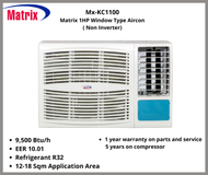 Mx-KC1100 Matrix 1HP Window Type Aircon