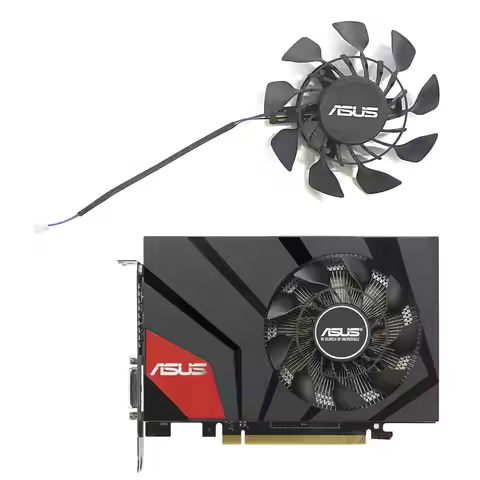 New GPU fan 4PIN 85MM T129215SU PLA09215S12H for ASUS GTX 970 960 950 760 670 mini graphics card coo